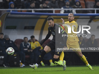 Amir Rrahmani during the UEFA Nations League, League C, Group 2 football match between Romania and Kosovo at the National Arena Stadium in B...