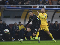 Amir Rrahmani during the UEFA Nations League, League C, Group 2 football match between Romania and Kosovo at the National Arena Stadium in B...