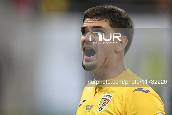 Razvan Marin during the UEFA Nations League, League C, Group 2 football match between Romania and Kosovo at the National Arena Stadium in Bu...