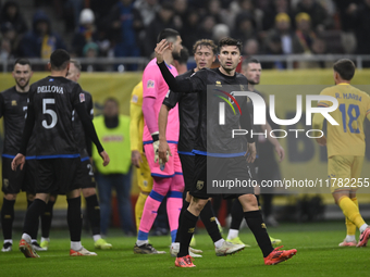 Elvis Rexhbecaj during the UEFA Nations League, League C, Group 2 football match between Romania and Kosovo at the National Arena Stadium in...