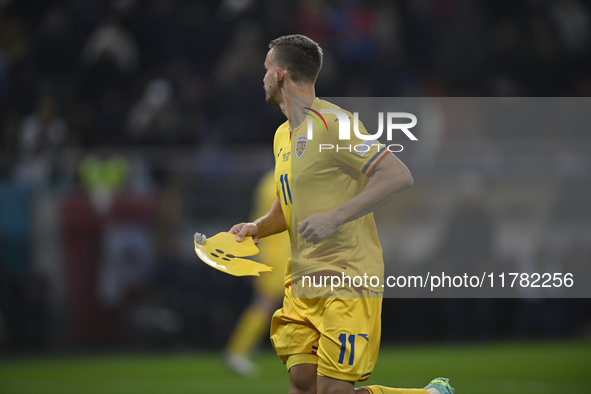 Nicusor Bancu during the UEFA Nations League, League C, Group 2 football match between Romania and Kosovo at the National Arena Stadium in B...