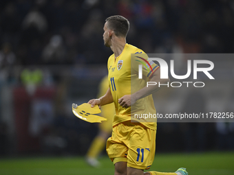 Nicusor Bancu during the UEFA Nations League, League C, Group 2 football match between Romania and Kosovo at the National Arena Stadium in B...