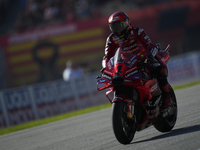 Francesco Pecco Bagnaia (1) of Italy and Ducati Lenovo Team pole position during the Qualifying of the Motul Solidarity Grand Prix of Barcel...