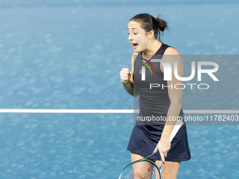 Elisabetta Cocciaretto  during Billie Jean King Cup Finals match Japan vs Italy in Malaga Spain on 16 November 2024. (