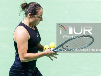 Elisabetta Cocciaretto  during Billie Jean King Cup Finals match Japan vs Italy in Malaga Spain on 16 November 2024. (