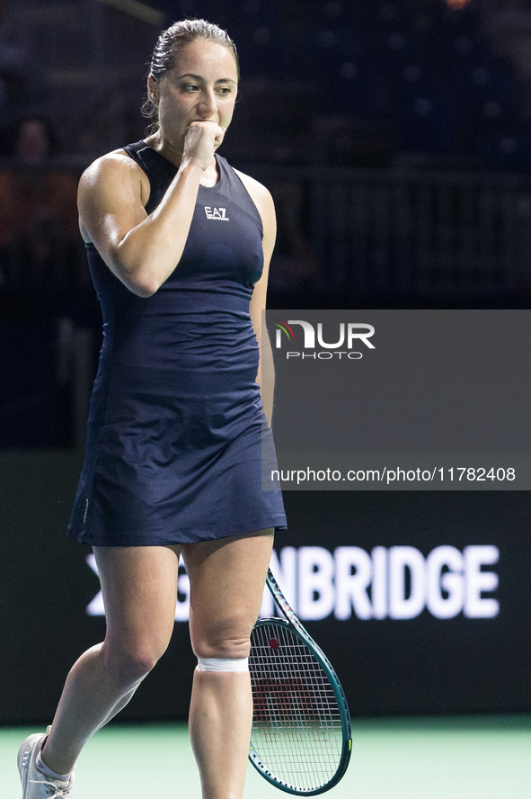 Elisabetta Cocciaretto  during Billie Jean King Cup Finals match Japan vs Italy in Malaga Spain on 16 November 2024. 