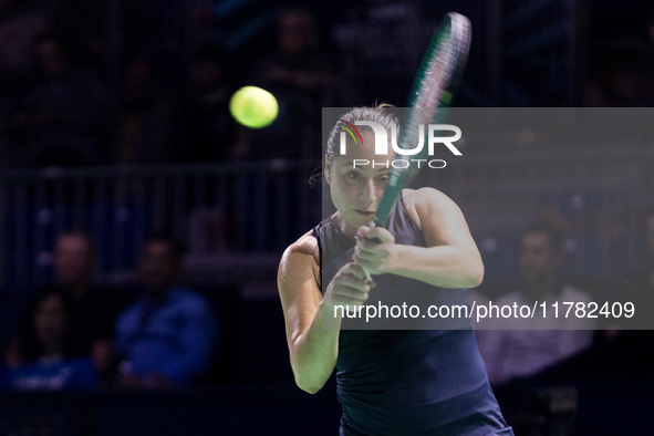 Elisabetta Cocciaretto  during Billie Jean King Cup Finals match Japan vs Italy in Malaga Spain on 16 November 2024. 