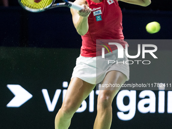 Ena Shibahara  during Billie Jean King Cup Finals match Japan vs Italy in Malaga Spain on 16 November 2024. (