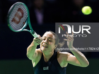 Elisabetta Cocciaretto  during Billie Jean King Cup Finals match Japan vs Italy in Malaga Spain on 16 November 2024. (