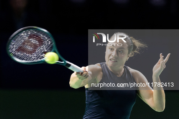 Elisabetta Cocciaretto  during Billie Jean King Cup Finals match Japan vs Italy in Malaga Spain on 16 November 2024. 