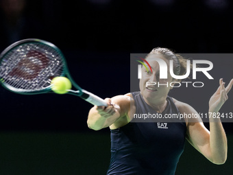 Elisabetta Cocciaretto  during Billie Jean King Cup Finals match Japan vs Italy in Malaga Spain on 16 November 2024. (