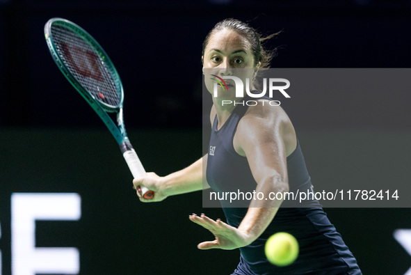 Elisabetta Cocciaretto  during Billie Jean King Cup Finals match Japan vs Italy in Malaga Spain on 16 November 2024. 