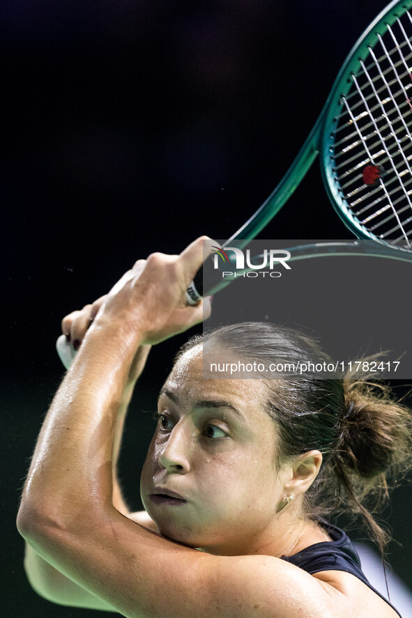 Elisabetta Cocciaretto  during Billie Jean King Cup Finals match Japan vs Italy in Malaga Spain on 16 November 2024. 