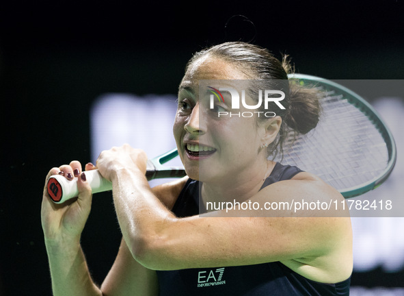 Elisabetta Cocciaretto  during Billie Jean King Cup Finals match Japan vs Italy in Malaga Spain on 16 November 2024. 