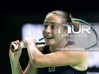 Elisabetta Cocciaretto  during Billie Jean King Cup Finals match Japan vs Italy in Malaga Spain on 16 November 2024. (