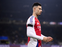 Gabriel Martinelli of Arsenal looks on during the UEFA Champions League 2024/25 League Phase MD4 match between FC Internazionale Milano and...