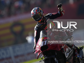 Pedro Acosta (31) of Spain and Red Bull Gasgas Tech3 during the Qualifying of the Motul Solidarity Grand Prix of Barcelona at Circuit de Bar...