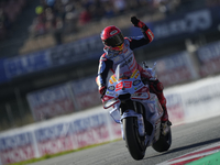 Marc Marquez (93) of Spain and Gresini Racing Moto GP Ducati during the Qualifying of the Motul Solidarity Grand Prix of Barcelona at Circui...