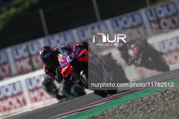 Jorge Martin (89) of Spain and Prima Pramac Racing Ducati during the Qualifying of the Motul Solidarity Grand Prix of Barcelona at Circuit d...