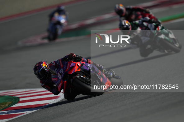 Jorge Martin (89) of Spain and Prima Pramac Racing Ducati during the Qualifying of the Motul Solidarity Grand Prix of Barcelona at Circuit d...