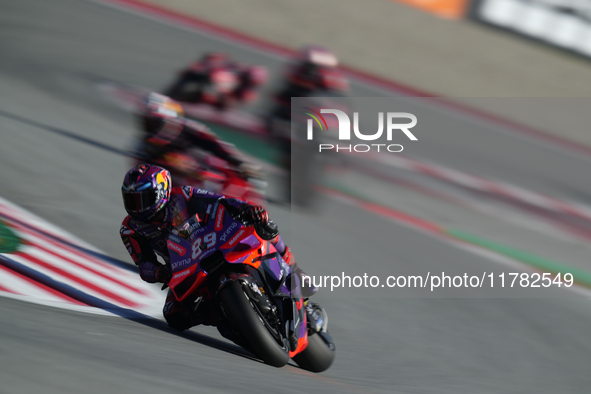 Jorge Martin (89) of Spain and Prima Pramac Racing Ducati during the Qualifying of the Motul Solidarity Grand Prix of Barcelona at Circuit d...