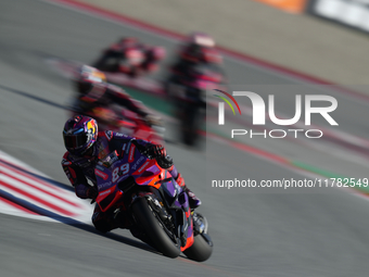 Jorge Martin (89) of Spain and Prima Pramac Racing Ducati during the Qualifying of the Motul Solidarity Grand Prix of Barcelona at Circuit d...