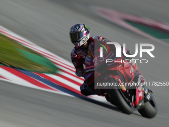 Enea Bastianini (23) of Italy and Ducati Lenovo Team during the Qualifying of the Motul Solidarity Grand Prix of Barcelona at Circuit de Bar...