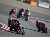 Aleix Espargaro (41) of Spain and Aprilia Racing during the Qualifying of the Motul Solidarity Grand Prix of Barcelona at Circuit de Barcelo...