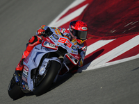 Marc Marquez (93) of Spain and Gresini Racing Moto GP Ducati during the Qualifying of the Motul Solidarity Grand Prix of Barcelona at Circui...