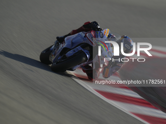 Alex Marquez (73) of Spain and Gresini Racing Moto GP Ducati during the Qualifying of the Motul Solidarity Grand Prix of Barcelona at Circui...