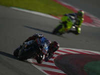 Raul Fernandez (25) of Spain and Trackhouse Racing during the Qualifying of the Motul Solidarity Grand Prix of Barcelona at Circuit de Barce...