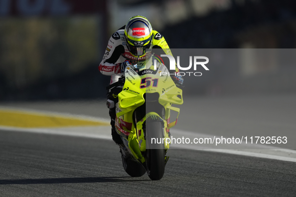 Michele Pirro (51) of Italy and Ducati Team during the Qualifying of the Motul Solidarity Grand Prix of Barcelona at Circuit de Barcelona-Ca...