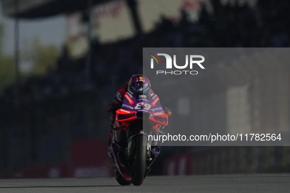 Jorge Martin (89) of Spain and Prima Pramac Racing Ducati during the Qualifying of the Motul Solidarity Grand Prix of Barcelona at Circuit d...