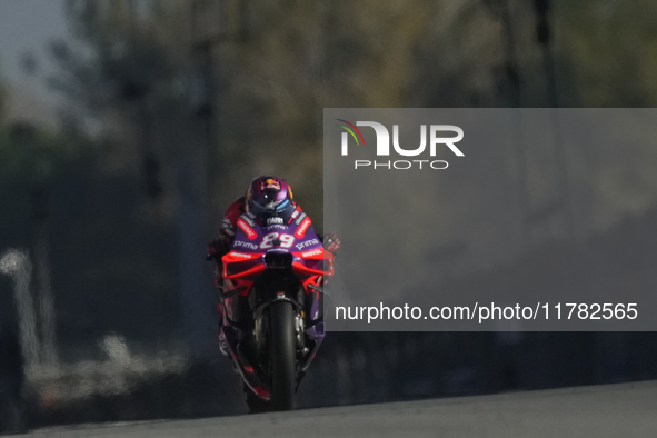 Jorge Martin (89) of Spain and Prima Pramac Racing Ducati during the Qualifying of the Motul Solidarity Grand Prix of Barcelona at Circuit d...