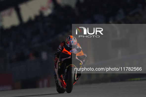 Jack Miller (43) of Austria and Red Bull KTM Factory Racing KTM during the Qualifying of the Motul Solidarity Grand Prix of Barcelona at Cir...