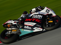 Aron Canet (44) Spain and Fantic Racing Kalex during the Qualifying of the Motul Solidarity Grand Prix of Barcelona at Circuit de Barcelona-...