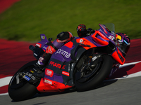 Jorge Martin (89) of Spain and Prima Pramac Racing Ducati during the Qualifying of the Motul Solidarity Grand Prix of Barcelona at Circuit d...