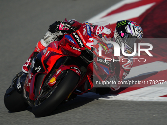 Enea Bastianini (23) of Italy and Ducati Lenovo Team during the Qualifying of the Motul Solidarity Grand Prix of Barcelona at Circuit de Bar...