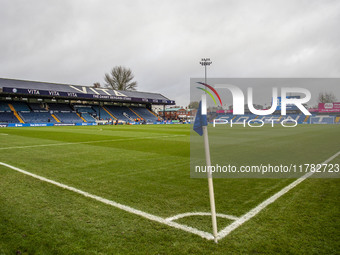 A general view of Edgeley Park Stadium during the Sky Bet League 1 match between Stockport County and Wrexham at Edgeley Park Stadium in Sto...