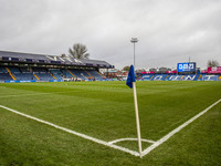 A general view of Edgeley Park Stadium during the Sky Bet League 1 match between Stockport County and Wrexham at Edgeley Park Stadium in Sto...