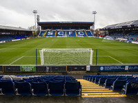 A general view of Edgeley Park Stadium during the Sky Bet League 1 match between Stockport County and Wrexham at Edgeley Park Stadium in Sto...