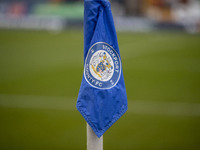 A Stockport County corner flag is present during the Sky Bet League 1 match between Stockport County and Wrexham at Edgeley Park Stadium in...