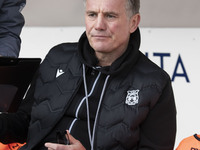 Wrexham A.F.C. manager Phil Parkinson is present during the Sky Bet League 1 match between Stockport County and Wrexham at the Edgeley Park...