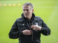 Wrexham A.F.C. manager Phil Parkinson is present during the Sky Bet League 1 match between Stockport County and Wrexham at the Edgeley Park...