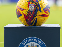 During the Sky Bet League 1 match between Stockport County and Wrexham at the Edgeley Park Stadium in Stockport, England, on November 16, 20...