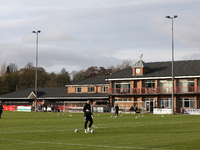 A general view of the ground before the Isuzu FA Trophy Second round match between Darlington and Buxton at Blackwell Meadows in Darlington,...