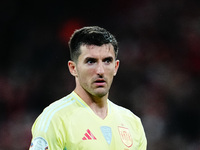 Daniel Vivian of Spain  looks on during the Nations League Round 5 match between Denmark against Spain at Parken, Copenhagen, Denmark on Nov...