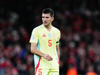 Daniel Vivian of Spain  looks on during the Nations League Round 5 match between Denmark against Spain at Parken, Copenhagen, Denmark on Nov...