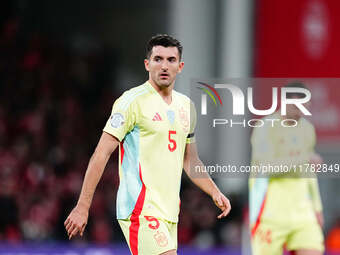 Daniel Vivian of Spain  looks on during the Nations League Round 5 match between Denmark against Spain at Parken, Copenhagen, Denmark on Nov...