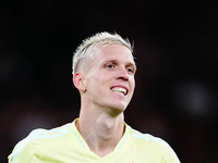 Dani Olmo of Spain  looks on during the Nations League Round 5 match between Denmark against Spain at Parken, Copenhagen, Denmark on Novembe...